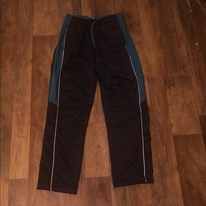 Athletic Works Kids' Black and Teal Joggers